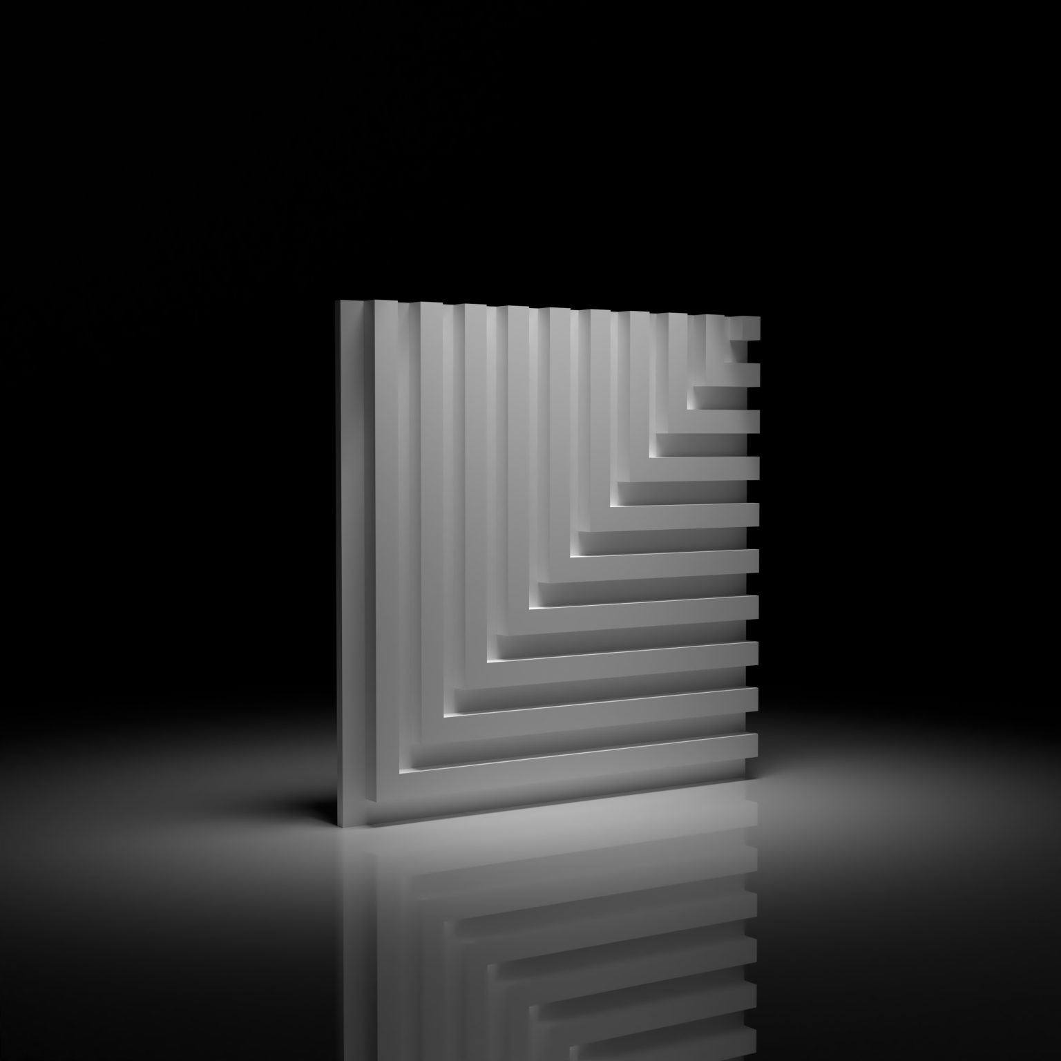 My-Space 3D decorative gypsum lamella panels, available in different textures and patterns, perfect for adding depth and elegance to your walls.