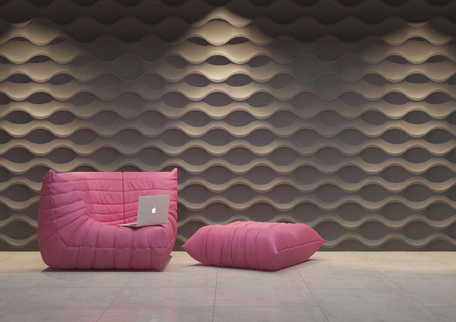 My-Space 3D decorative gypsum lamella panels, available in different textures and patterns, perfect for adding depth and elegance to your walls.