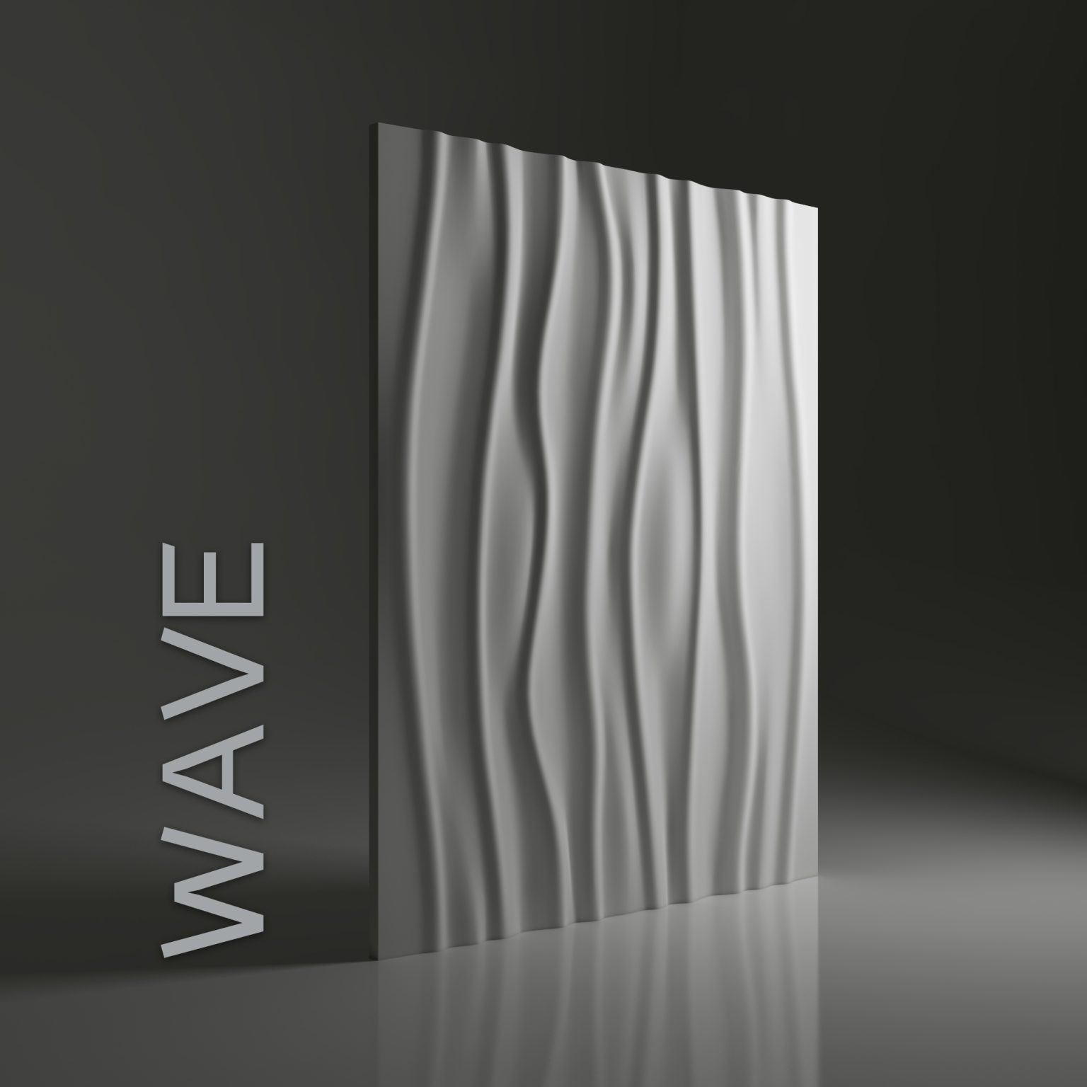My-Space 3D decorative gypsum lamella panels, available in different textures and patterns, perfect for adding depth and elegance to your walls.